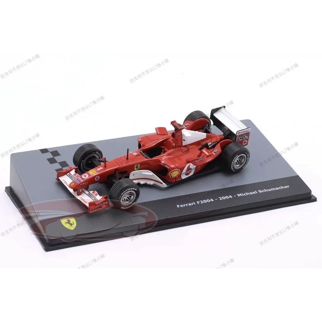 [คลังสินค้าพร้อม] F1 Racing Model Alaya 1: 43 Ferrari F2004 Schumahe WDC World Championship Ferrari 