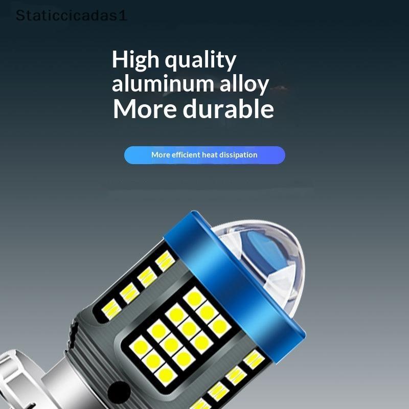 STA 1/2 ชิ้น 120 วัตต์ H4 ไฟ LED สําหรับรถจักรยานยนต์ 360° ไฟหน้า Super Bright Mini H4 H6 T19 P15D M