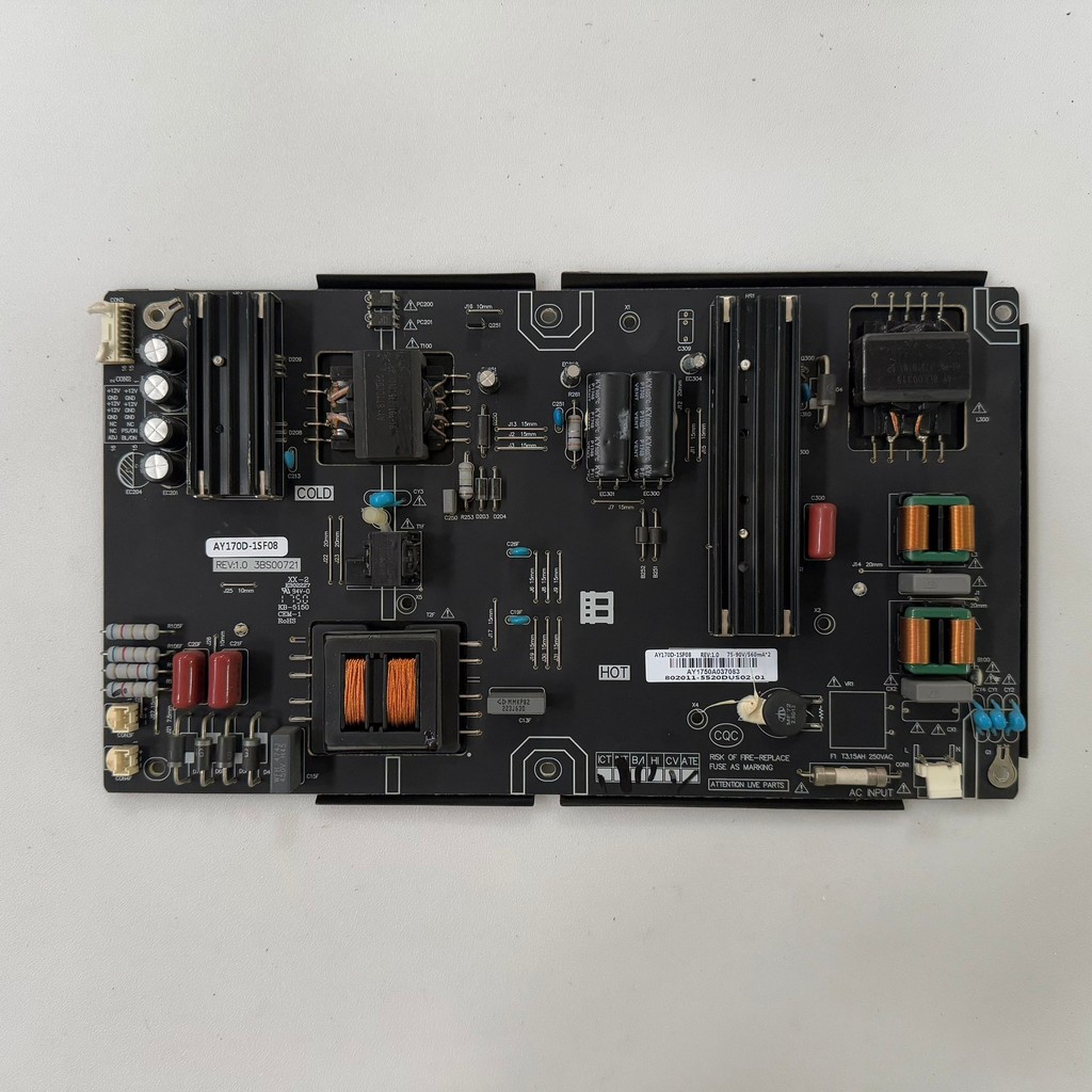 Original Storm TV58X 55X4ECH0 B55C7 Power Board AY170D-1SF08 3BS00721 Ready Stock