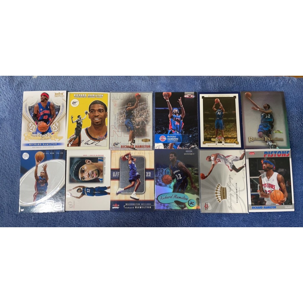 การ์ด NBA Star FLEER บริษัท Out Richard Hamilton Hamilton พิเศษ
