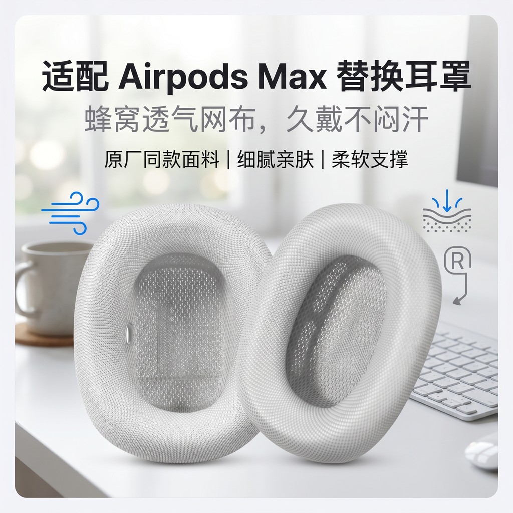 เหมาะสําหรับ Apple Apple Airpods Max หูฟังไร้สาย airpodsmax ที่ปิดหูกันหนาว Apple Airpods Max2 ชุดหู