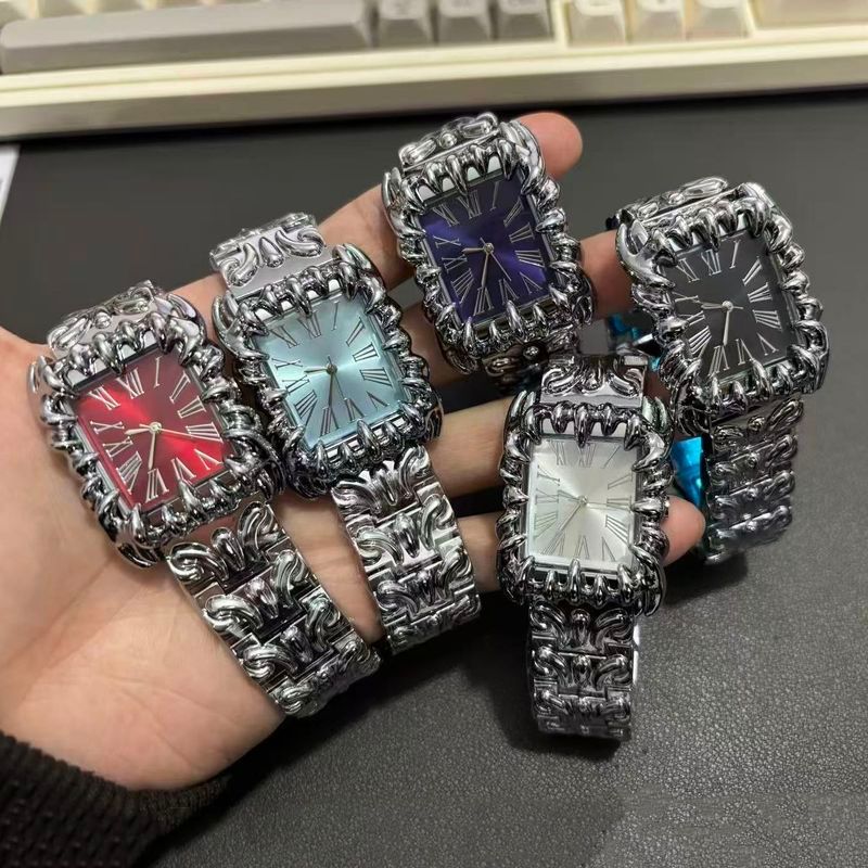Retro Square Watch Cool Y2K Special-Shaped Claw Style Niche High-End Mens Watch Niche Watch
