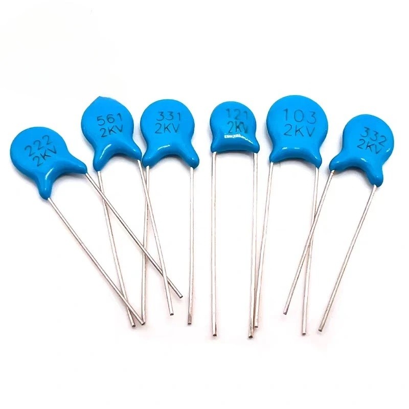 20 ชิ้น/ล็อต 2KV DIP แรงดันไฟฟ้าเซรามิค Capacitor 2000V 10P 270 330 470 560PF 680PF 820PF 1000PF 150