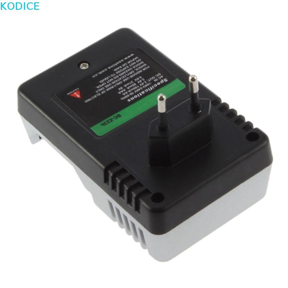 KODICE Wall Charger ใหม่ AC Wall Battery AA AAA 9V Ni-Mh Ni-Cd