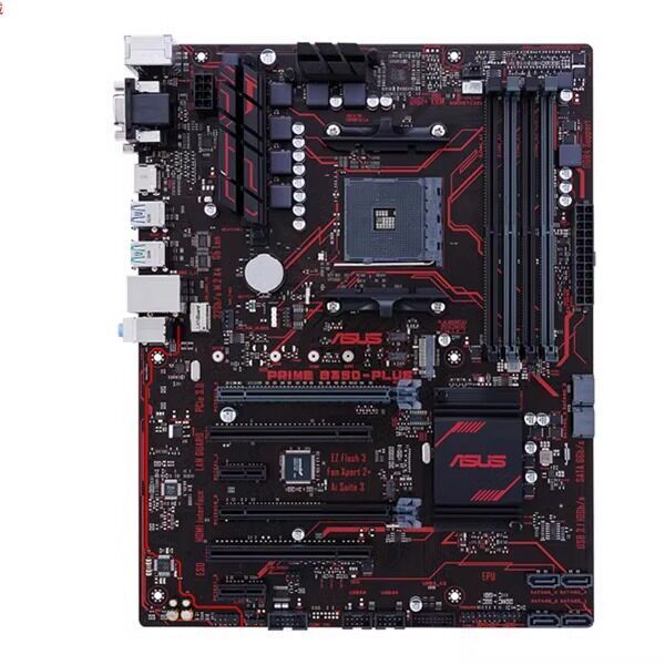[มือสอง] Asus PRIME B350-PLUS B350 บอร์ดขนาดใหญ่สีใหม่ AM4 รับประกันคุณภาพ One Year รองรับ CPU รุ่นท