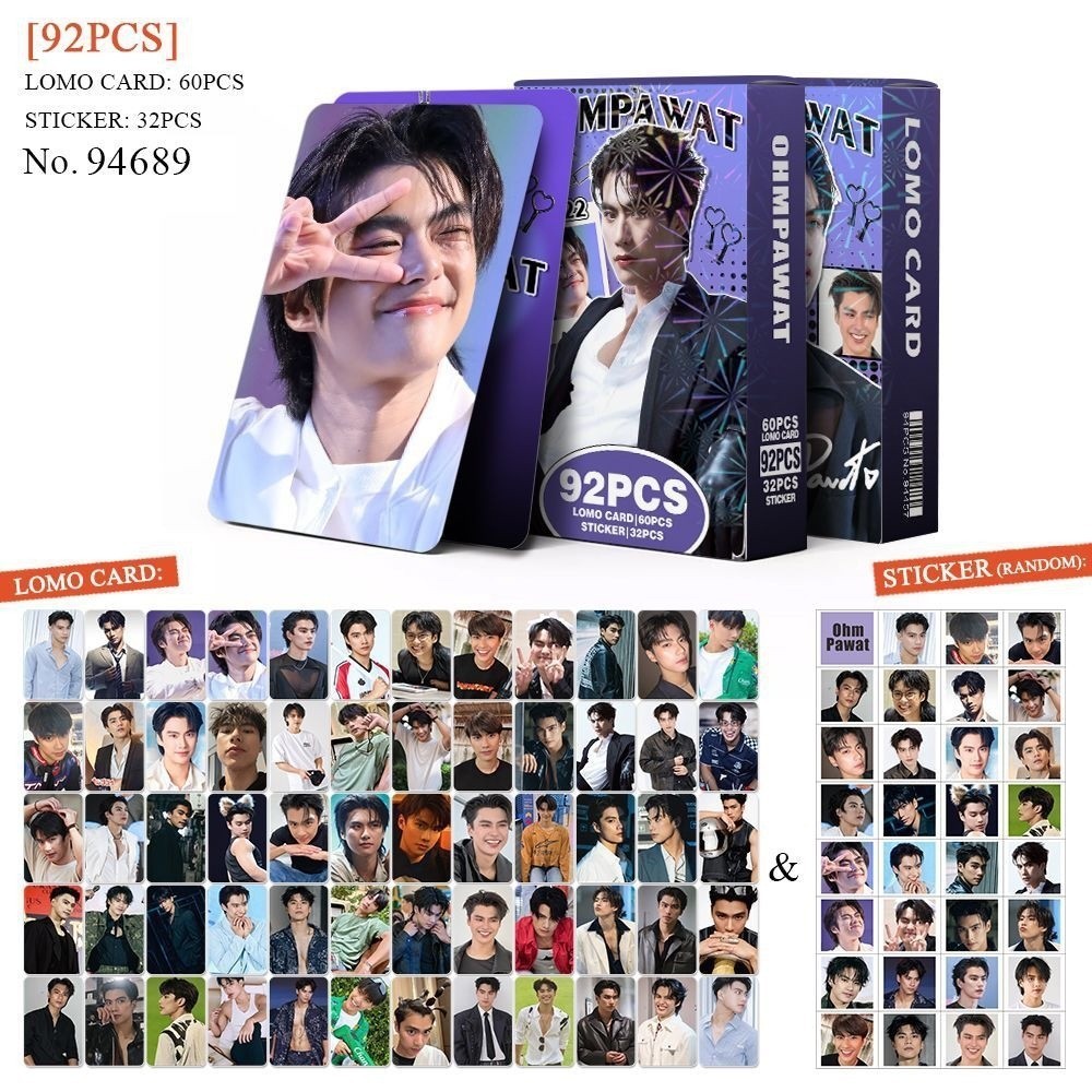 92 ชิ้น Taixing Ohm Pawat Star KPOP สินค้า LOMO การ์ดสะสมประณีต
