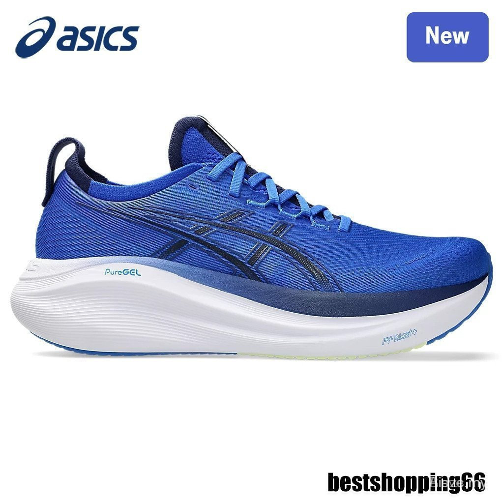 2026 ASICS GEL-NIMBUS 27 รองเท้าวิ่งสําหรับบุรุษและสตรีพร้อมการดูดซับแรงกระแทกและการออกแบบที่สะดวกสบ