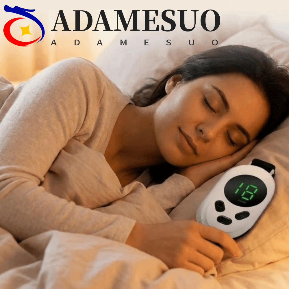 ADAMESUO มือถือ EMS Sleep Aid, แบบพกพาชาร์จ Sleep Aid อุปกรณ์, สมาร์ท EMS เทคโนโลยีมือถือ 18 ระดับ M