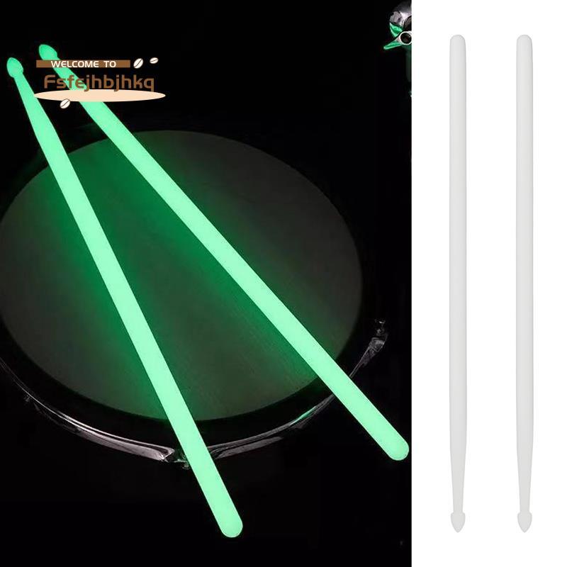 [fsfejhbjhkq]1คู่ 5A Drum Stick Drum Set Fluorescent Drumsticks Jazz Drumsticks Stage Glow in Dark D