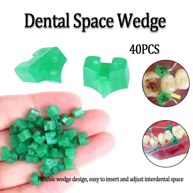Dental Space Wedge Sectional Contoured Wedges สําหรับการฟื้นฟูฟันบรรจุ Interdental Separator