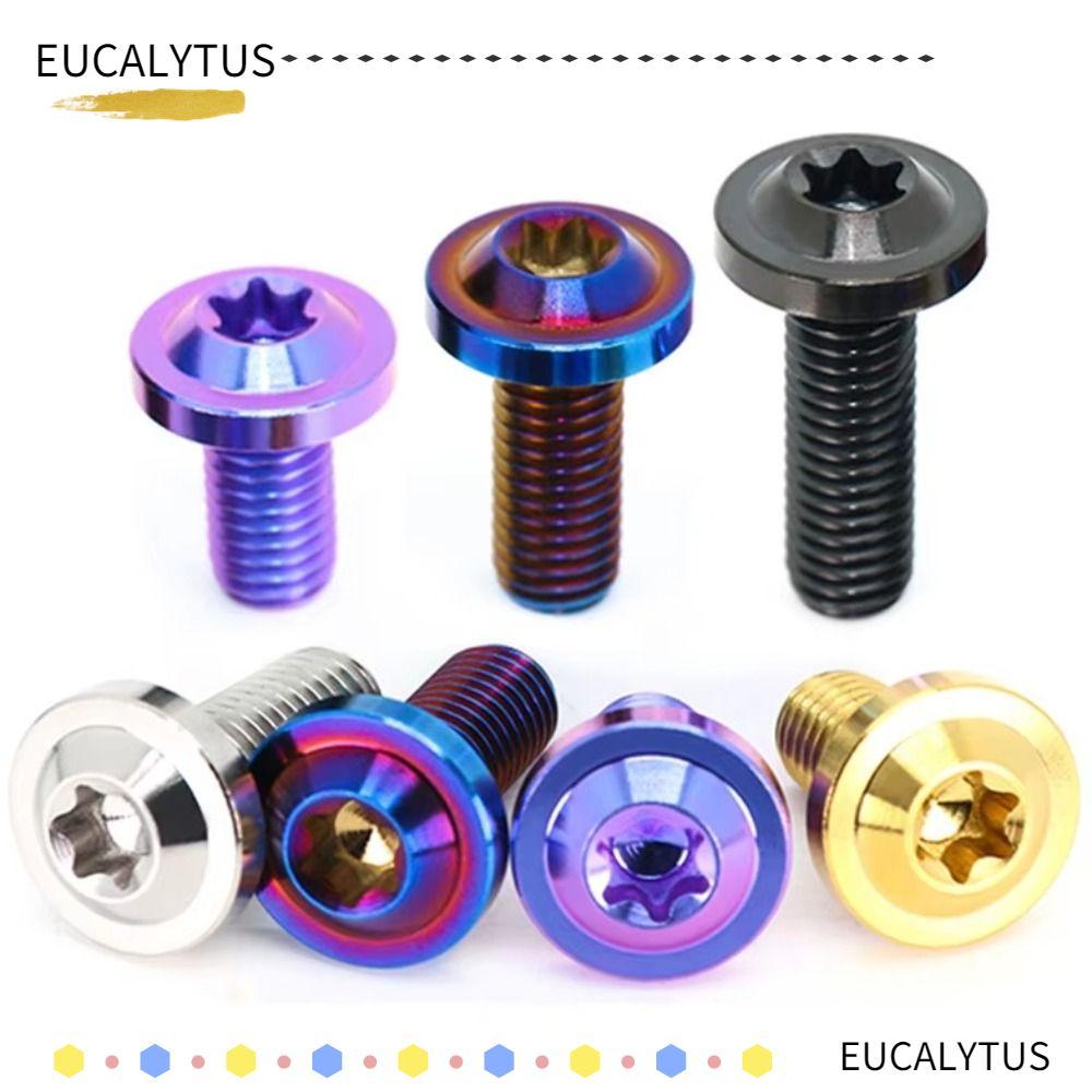 EUCALYTUSTH สกรูหัว Torx, M6x15 พร้อม Torx Head Titanium Bolts, M6x10 M6x20 T30 Torx Bolts