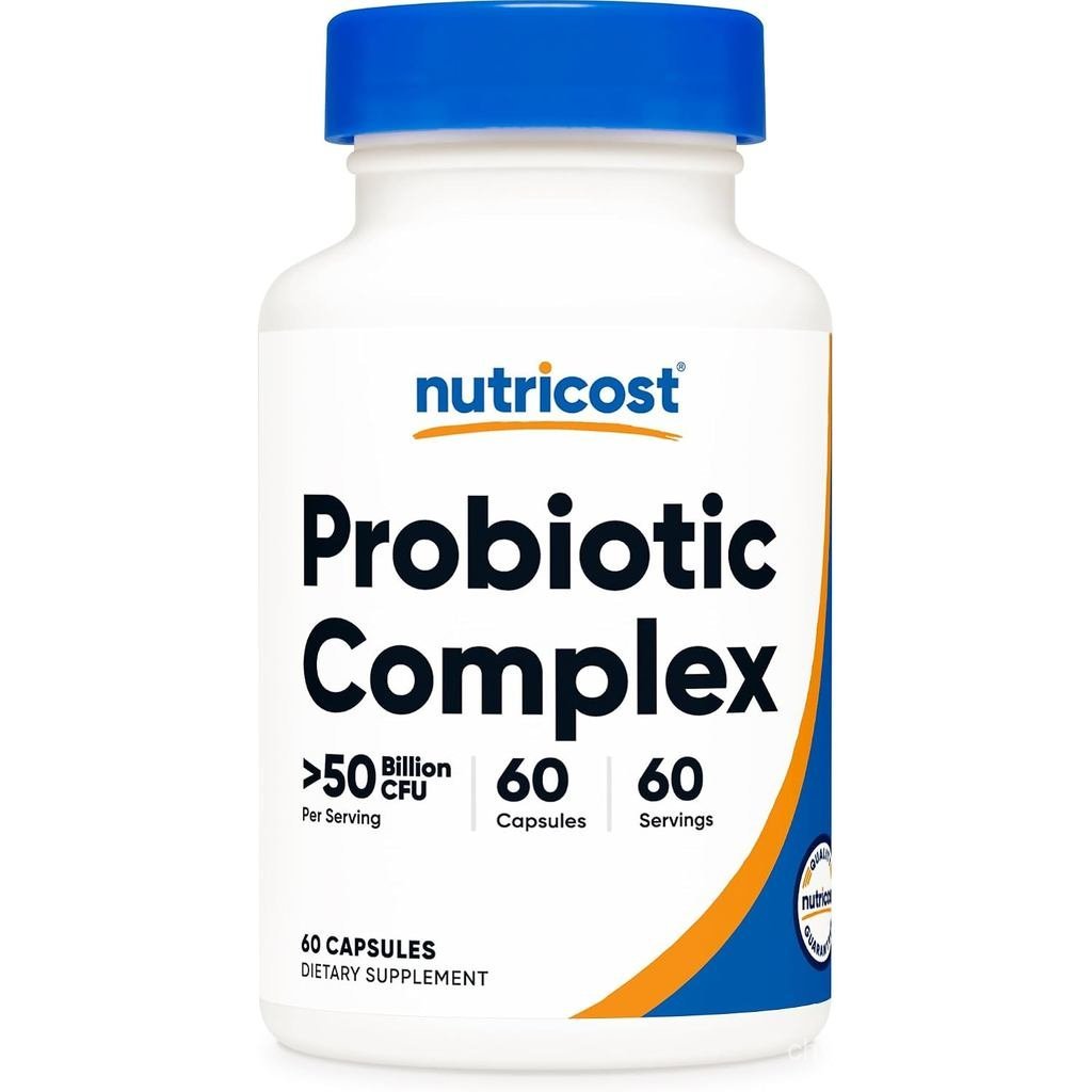 Nutricost Probiotic Complex (50 Billion CFU) 60 แคปซูล สําหรับผู้ชายและผู้หญิง