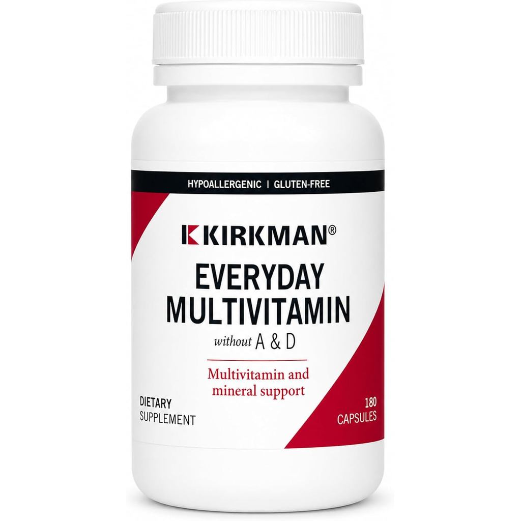 Kirkman Adult Multivitamin Without Vitamins A หรือ D, 120 แคปซูล MZWJ