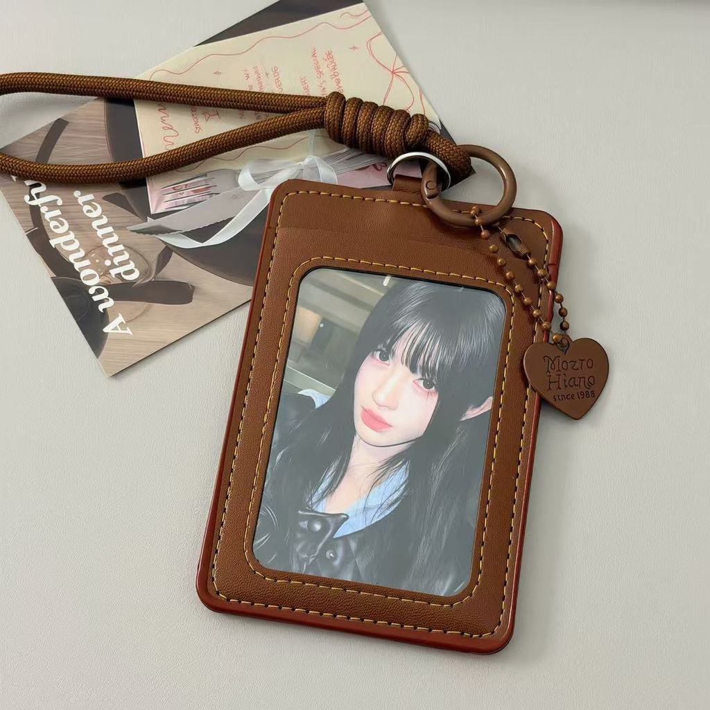 Love ผู้ถือบัตรหนังสองชั้นทํางาน ID card holder งาน ID Tesla Access Control Campus Star Chasing Bus 