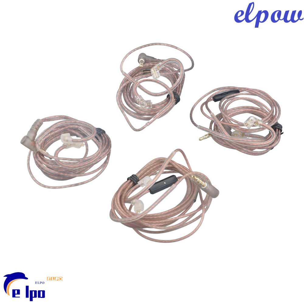 PIXELPOWER 2Pin สายหูฟังชุบเงิน B/C Pin 2Pin สาย Twisted สายอัพเกรด High-Purity ZS10 สายหูฟัง
