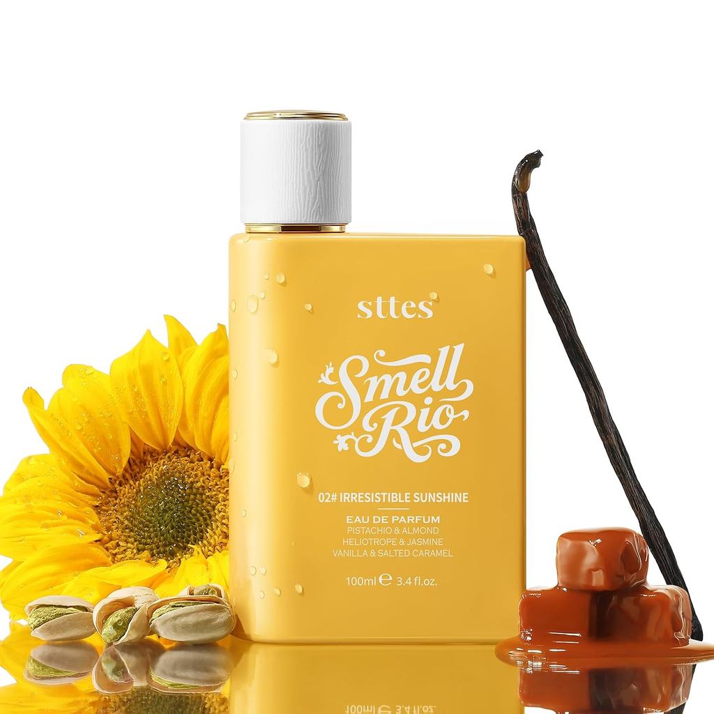 Sttes Perfume 602# Irresistible Sunshine for Women - Pistachio, Vanilla & Salted Caramel Eau de Perf