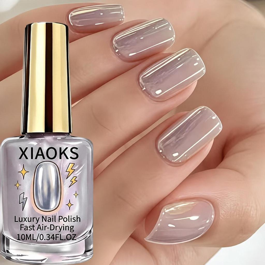 Shine Nail Strengthener 10ml สีติดทนนาน Fixation Toenail Coat Long-wear สี Quick-Dry Finger Nail Str
