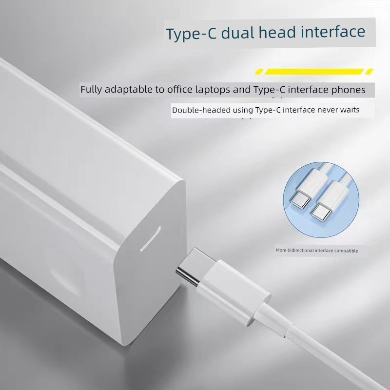 สายชาร์จ สายชาร์จ type c สายส่งข้อมูล สายชาร์จด่วนของ Huawei Dual Port macbook