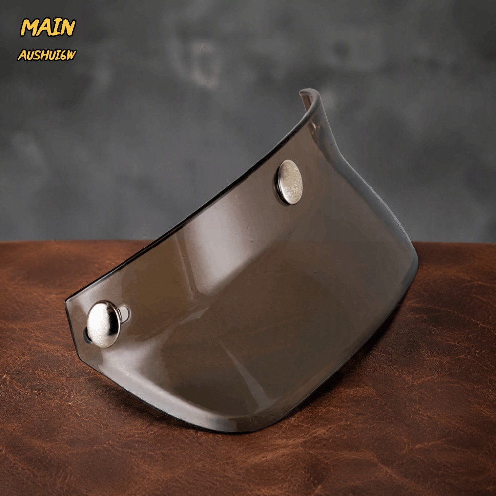 MAINAUSHUI6W หมวกกันน็อค Peak Visor, 3 Snap Design Sun Shade หมวกกันน็อครถจักรยานยนต์Visor,สไตล์พลิก