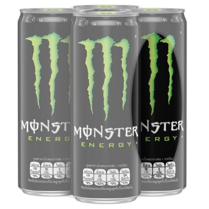 มอนสเตอร์เอนเนอร์จี้ 330มล. แพค 4 Monster Energy 330ml. Pack 4