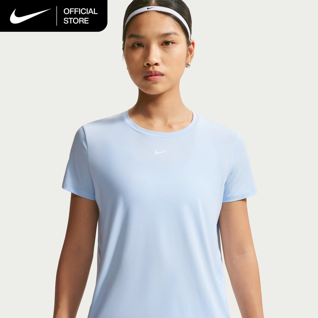 Nike Dri-FIT Women's One Classic Short-Sleeve Top - Hydrogen Blue [FN2799-408]