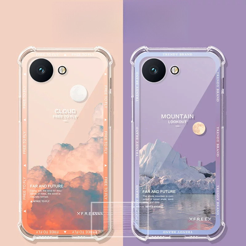 สําหรับเคสโทรศัพท์ Blue Fox Aura A1, ถุงลมนิรภัยภูเขาหิมะ Aura A1, เคสป้องกัน NX1, ป้องกันการหล่น, เ