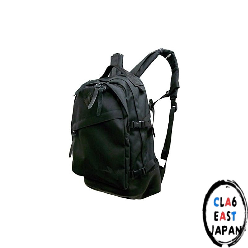 [Butler Verner Sails] Cordura Nylon 2-Day Backpack (Made in Japan), Black [JA-0890]