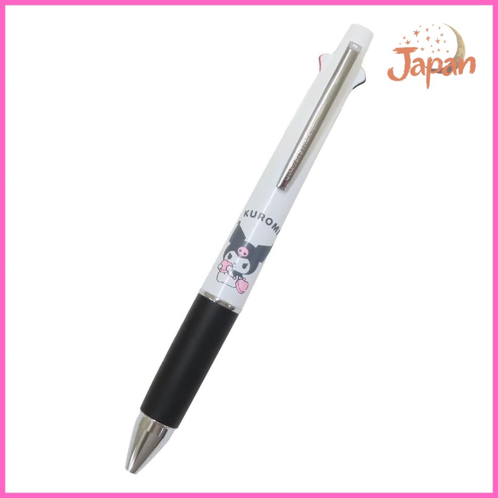 [Direct from Japan]Kuromi Ballpoint Pen (4 colors, 0.5mm tip) and Mechanical Pencil (0.5mm tip) Jets
