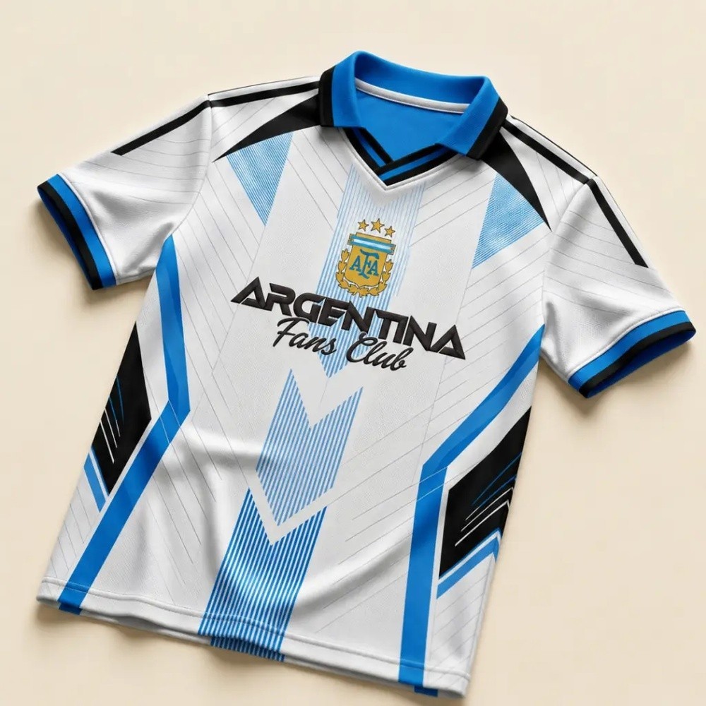 เสื้อเจอร์ซีย์แฟนตาซีอาร์เจนตินา Retro/Jersey Clask/Jersey Euro/Jersey Retro/Jersey Fantasy