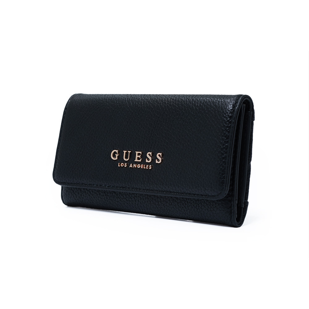 GUESS محفظة كلاتش رفيعة AISHA — أسود — صورة 3