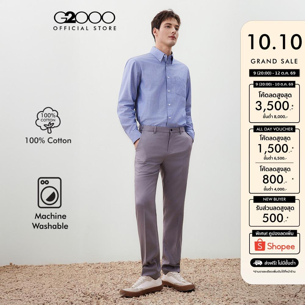 G2000 قميص رجالي كاجوال Comfort Fit — أزرق — صورة 2