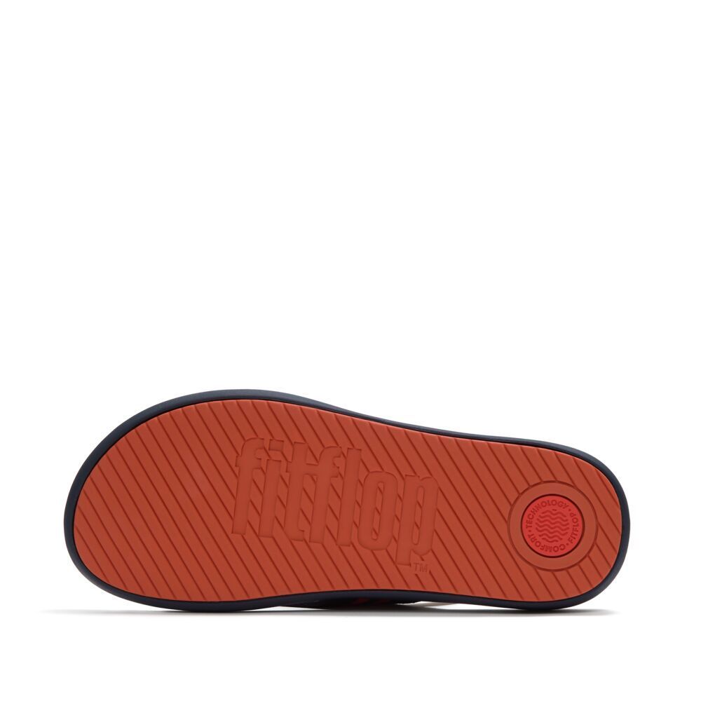 FITFLOP شبشب رجالي iQushion Two-Stripe — برتقالي — صورة 4