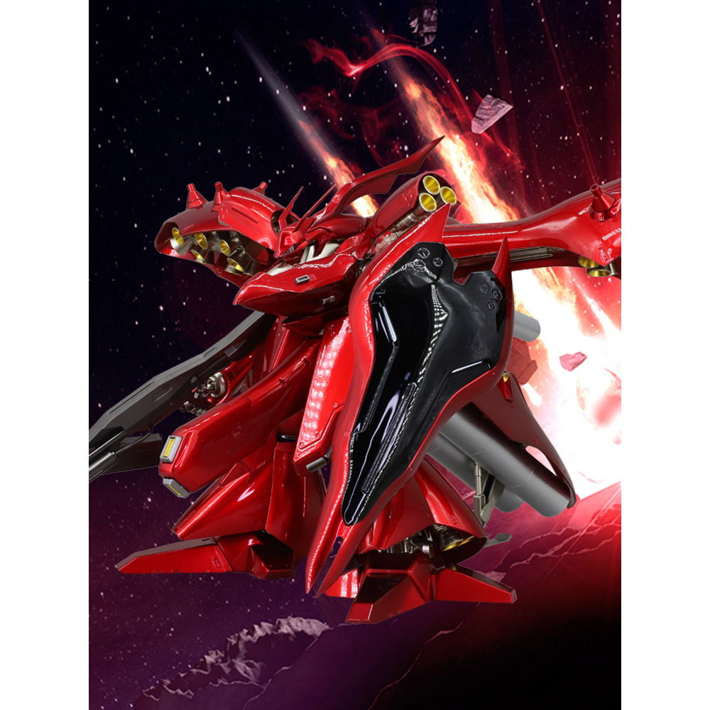 Bandai Thousand-Hand Metal Coloring RE Nightingale Gundam Dare ของแท้อย่างเป็นทางการขนาดใหญ่ 1: 100 