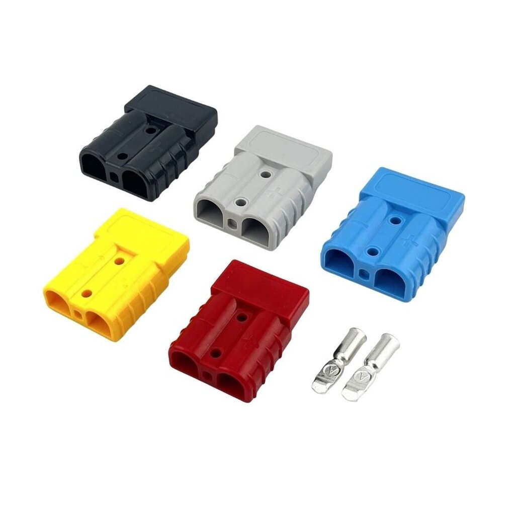 2ชิ้น / ออเดอร์ Anderson Plug ปลั๊กเเอนเดอร์สัน 50A | รุ่น PLG-ADS50 สำหรับต่อสายเเบตเตอรี่