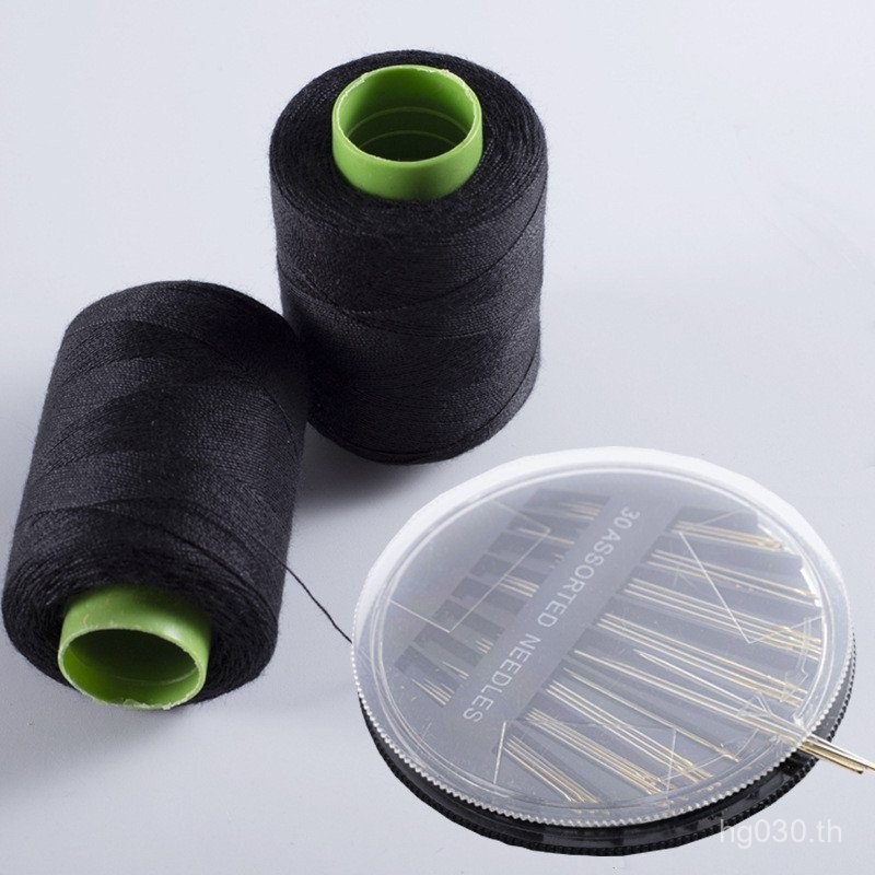 ครัวเรือนชุดด้ายเย็บผ้าหลากสี Thimble อุปกรณ์เสริมเข็มเย็บผ้ามือที่สมบูรณ์ Threader IUE