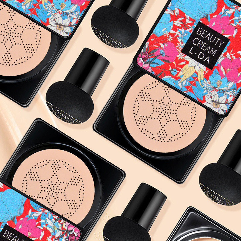 Liangda Mushroom Head Cushion bb Cream คอนซีลเลอร์รองพื้นชนิดน้ํา CC Cream Influencer Mushroom Cushi