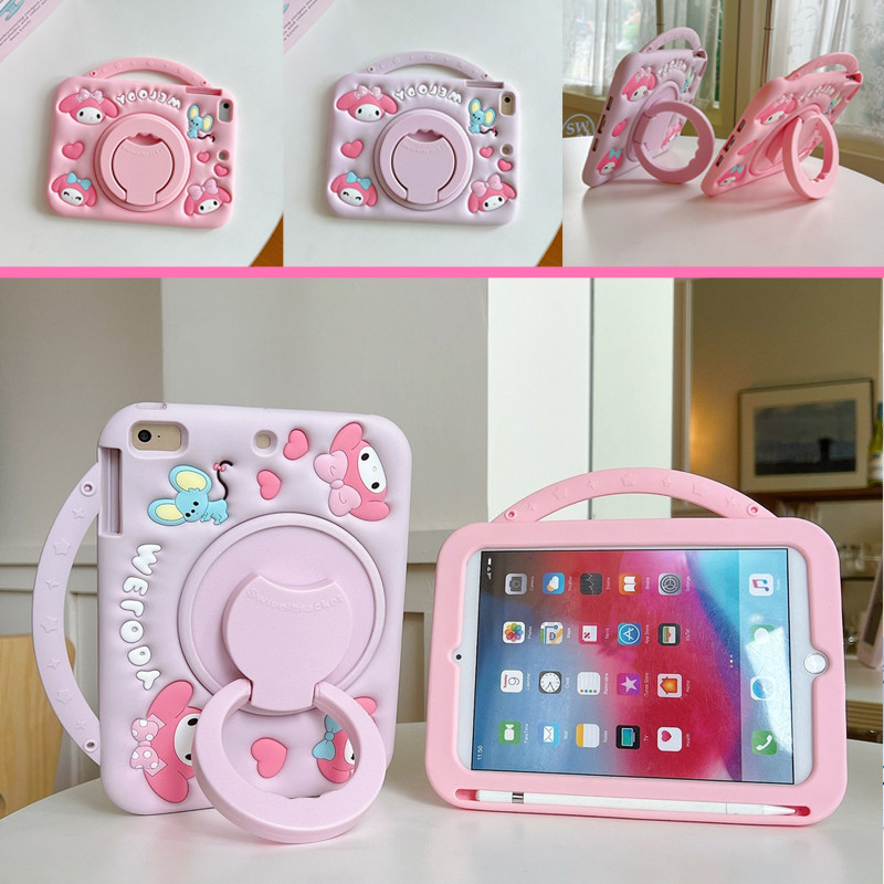 การ์ตูน Melody สําหรับ Infinix Xpad Xpad 11 นิ้ว 2024 X1101 แท็บเล็ตในตัว 360 องศา Bracket เคส Ipad 