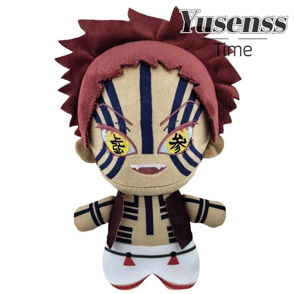 YUSENSS ตุ๊กตาการ์ตูน, Tsugikuni Michikatsu Akaza อะนิเมะตุ๊กตาของเล่น, PP Cotton Demon Slayer นุ่มเ