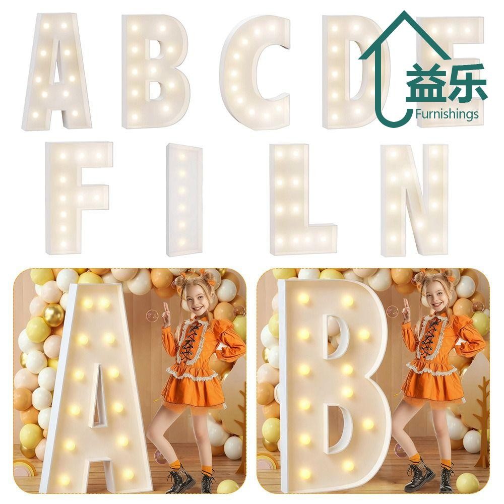 กล่องกรอบไฟ ANTINON,ขนาด 91.5 ซม.ไฟ LED ตัวอักษรยักษ์ไฟ LED,ตัวเลขไฟการออกแบบโมเสค DIY ชื่อตัวอักษรข
