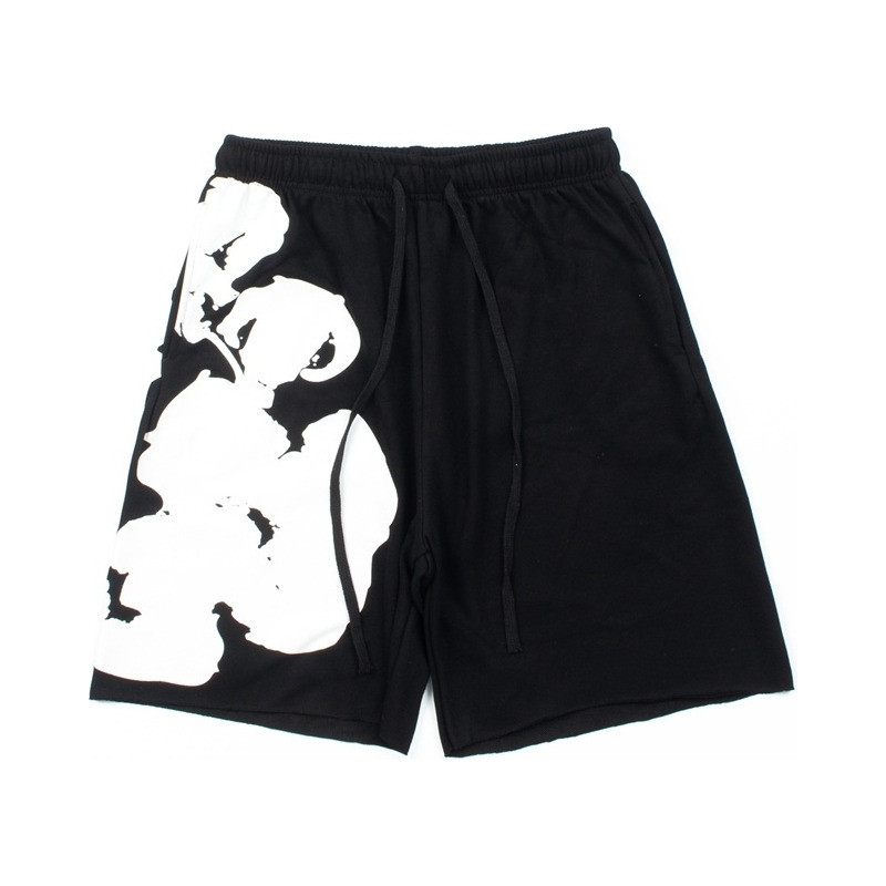 กางเกงขาสั้น denim ลายขาดแบบ tears สำหรับผู้ชายในฤดูร้อน สไตล์เรียบๆ