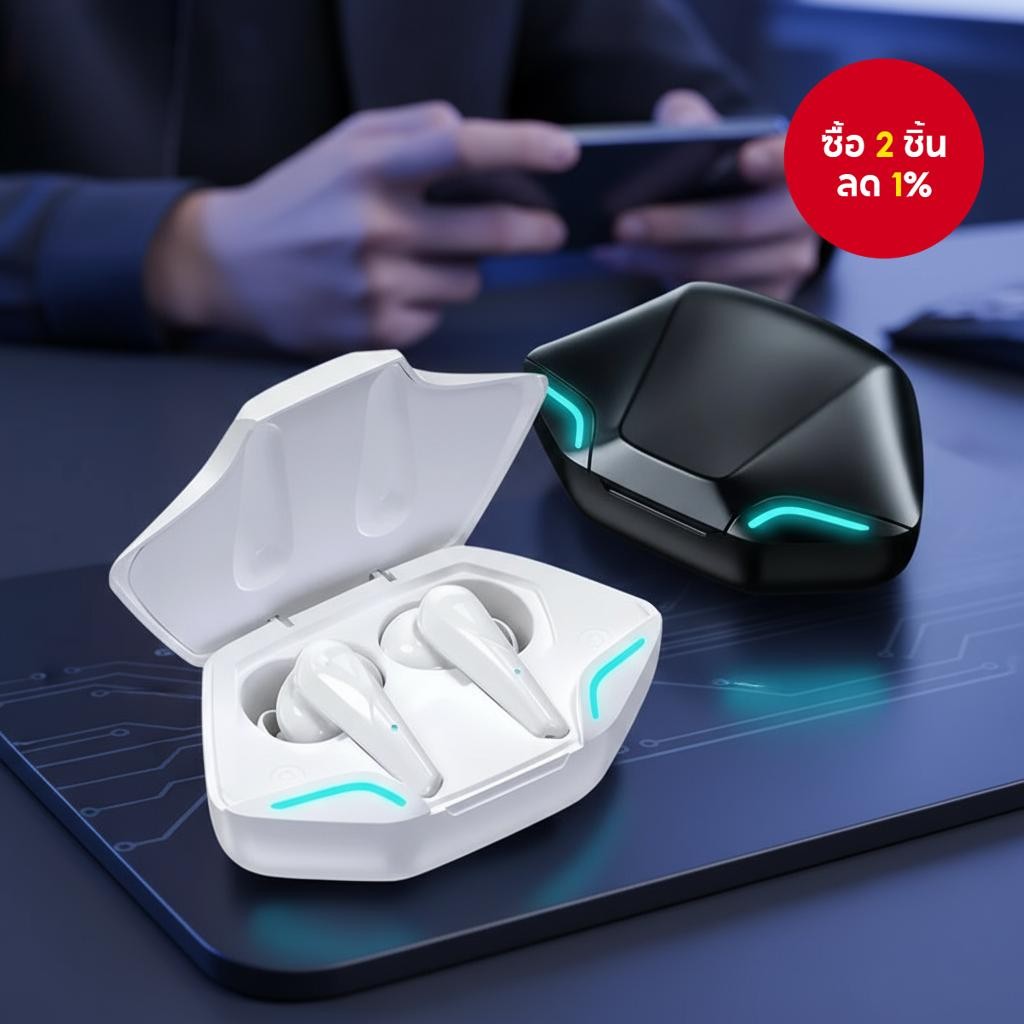 หูฟังบลูทูธ X15Pro/G11TWS TWS ไมโครโฟนตัดเสียงรบกวน หูฟังเบส HiFi สําหรับเล่นเกม ของแท้