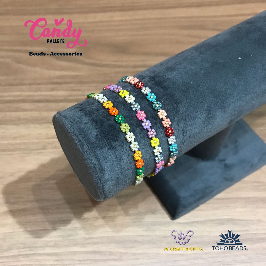 TOHO ลูกปัด Gelang TOHO อุปกรณ์ลูกปัดผสมสร้อยคอสร้อยข้อมือสี Manik Jepun Aksesori JV 29