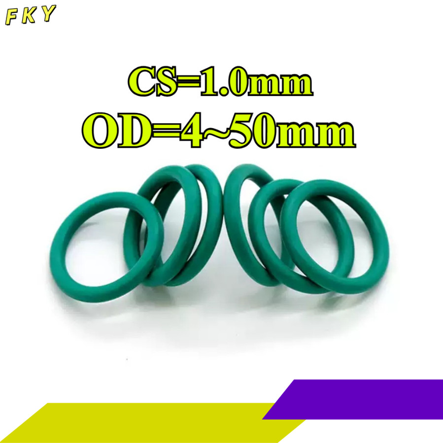 โอริง ORing O-ring ยางโอริง FKM   เลือกขนาดได้ CS1.0mm OD4-50mm 【FKY-CB-1】