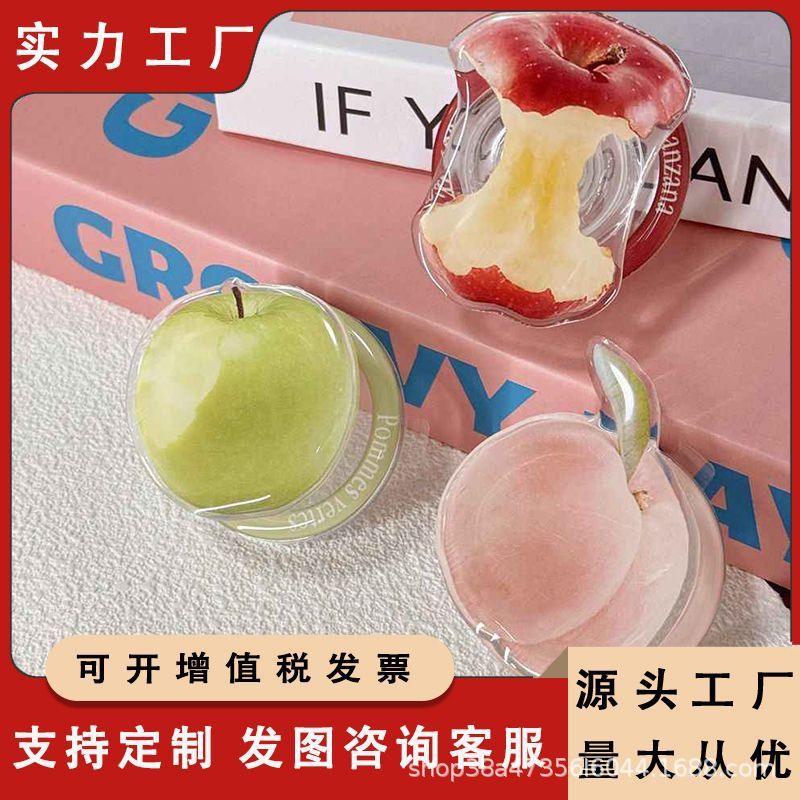 giptok แม่เหล็ก วงเล็บแม่เหล็ก ใหม่ฤดูร้อนผลไม้สด MagSafe ที่วางถุงลมนิรภัยแม่เหล็กการ์ตูนน่ารักพับเ