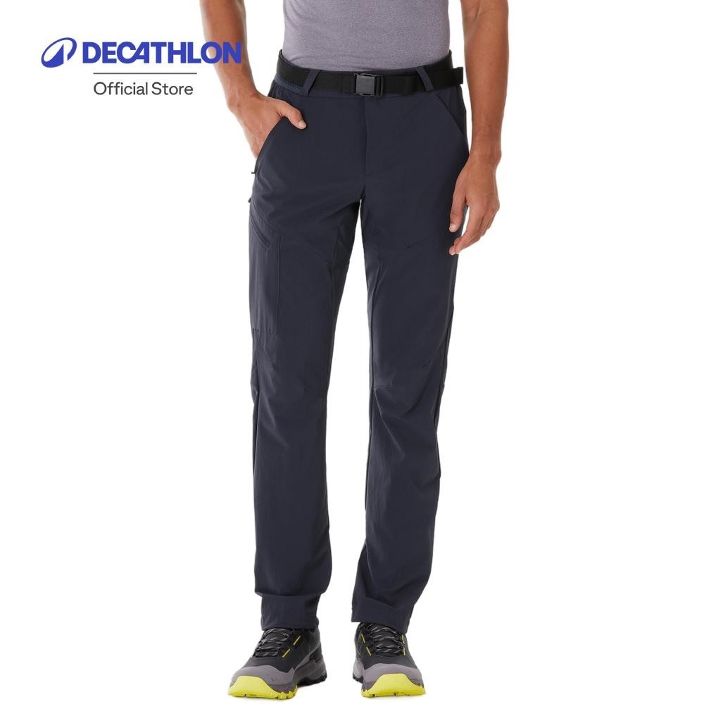 Decathlon Men’s Hiking Trousers, MH500 - Blue กางเกงเดินป่าขายาวสำหรับผู้ชาย รุ่น MH500 - สีน้ำเงิน