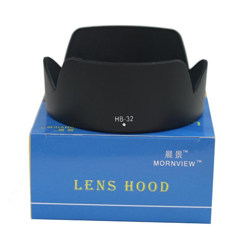 เหมาะสําหรับ Nikon 18-105 18-140 เลนส์ฮูด HB-32 D7200 D3400 SLR อุปกรณ์เสริม 67 มม.