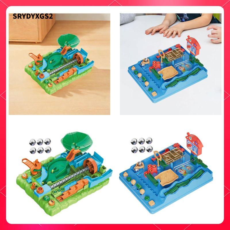 [Srydyxgs2] Kid Marble Run Building Blocks Classic Marble Track Stem ของเล่นการเรียนรู้ Marble Run R