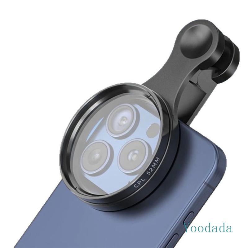 Yoo สมาร์ทโฟนตัวกรองการถ่ายภาพกระจกออปติคอลและตัวกรอง CPL กรอบอลูมิเนียม