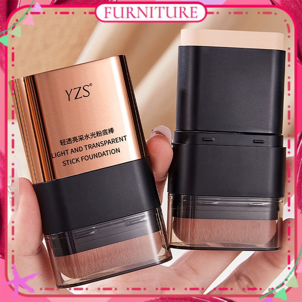 ♕ YZS No-stick Foundation Brightening Effect Skin Care Concealer Nature Cosmetic Waterproof Foundati