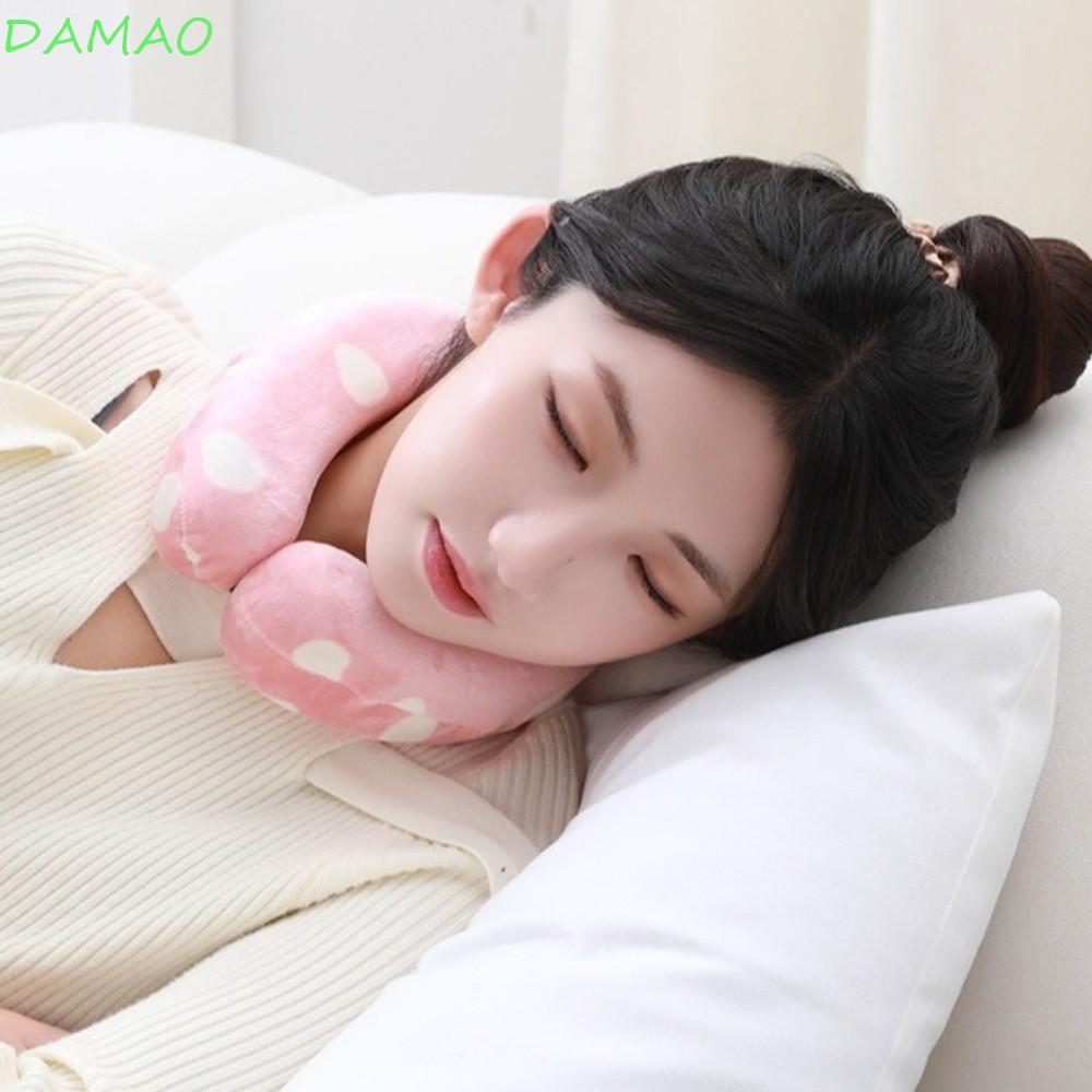 DAMAO กระเป๋าน้ําร้อนไฟฟ้าคอ U, แบบพกพา PVC Icy Cooling Neck Bag, Ice Cushion Reusable ถักปกคอ Prote